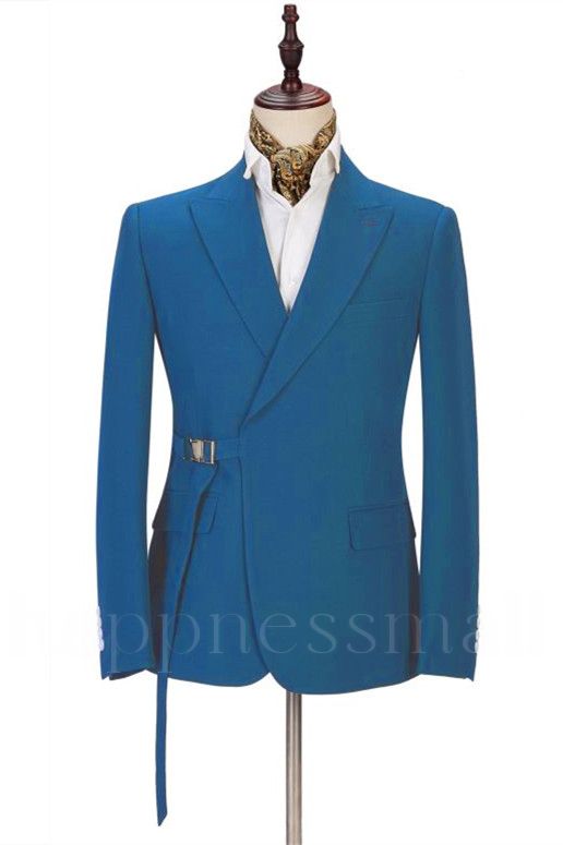New Arrival Stylish Peaked Lapel Slim Fit Prom Outfits