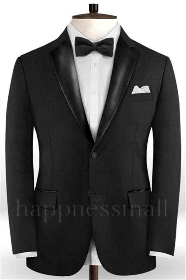 Osiris New Arrival Black Two Pieces Suits for Wedding Tuxedos
