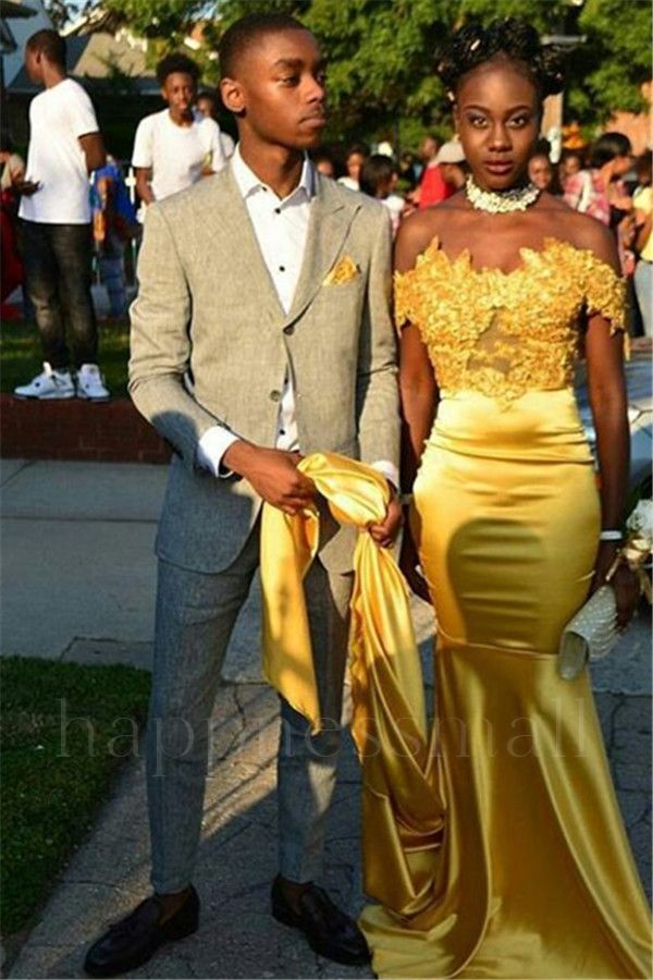 Linen Khaki Slim Fit Lapel Prom Mens Suit Online