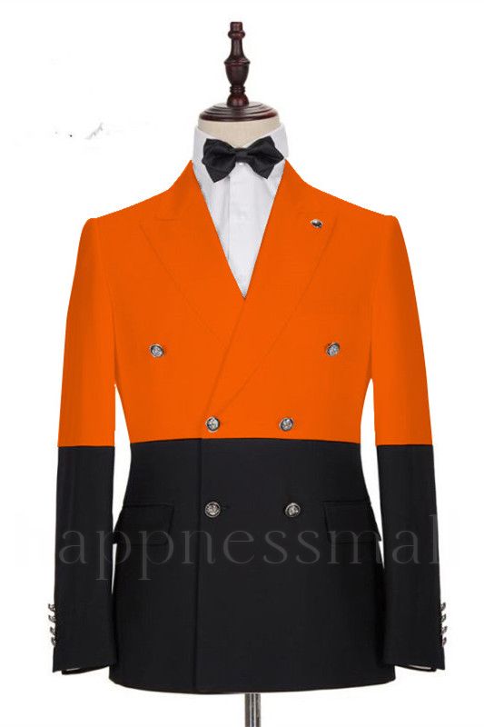 New Arrival Unique Slim Fit Peaked Lapel Prom Outfits for Boys