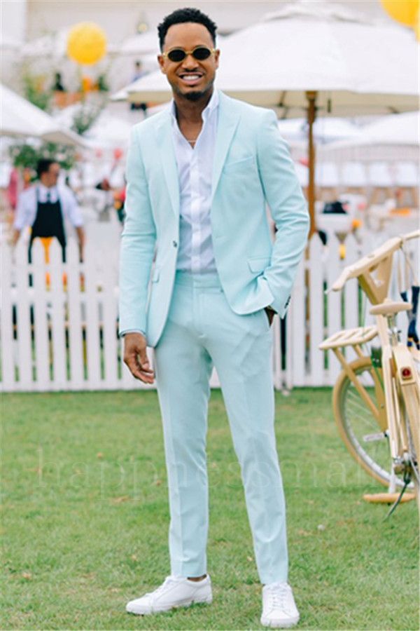 Jethro Newest Bespoke Two Pieces Slim Fit Formal Mens Suit