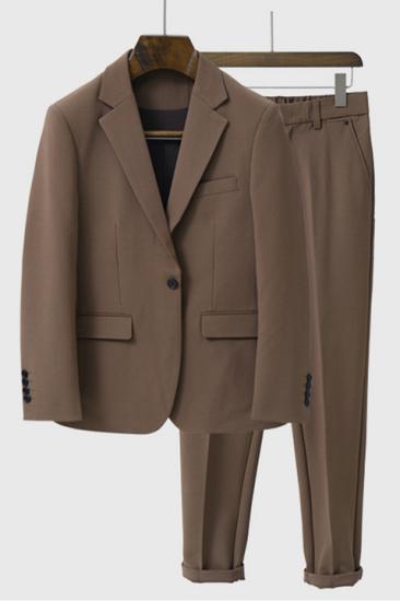 New Comfortable Peaked Lapel One Button Men Suits for Summer | Happnessmall