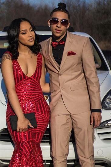 Ambrose Stylish Notch Lapel  Three-Piece Men Suit | Prom Outfit for Men_1
