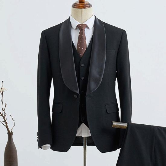 Althea Trendy 3 Pieces Slim Fit Custom Wedding Suit For Grooms_2