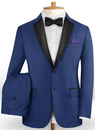 Osiris New Arrival Royal Blue Men Suits for Business | Two Pieces Slim Fit Prom Man Blazer_2