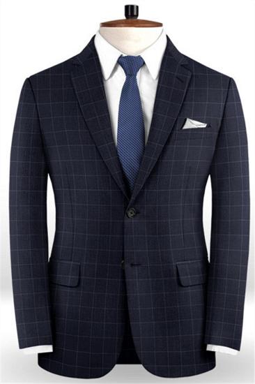 Popular Dark Blue Notch Lapel Men Suits |  Prom Tuxedo