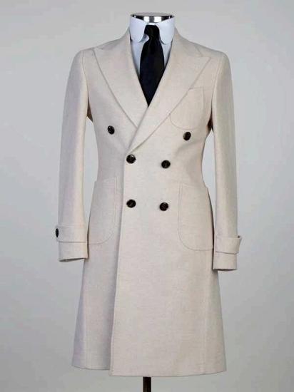 Men’s Wool Blend Double Breasted Coat