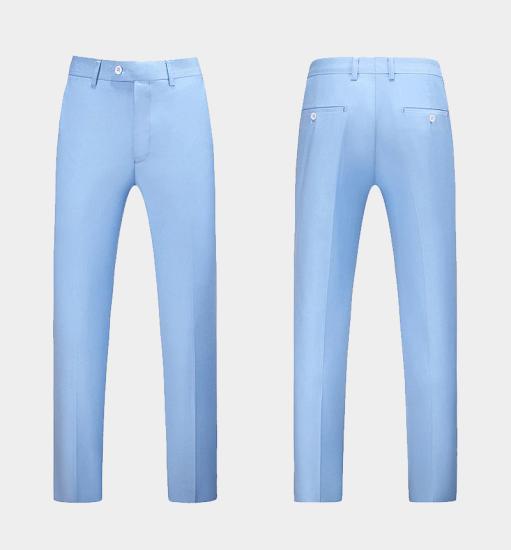 Wilder Classic Sky Blue Three Pieces Men Suits Online_4