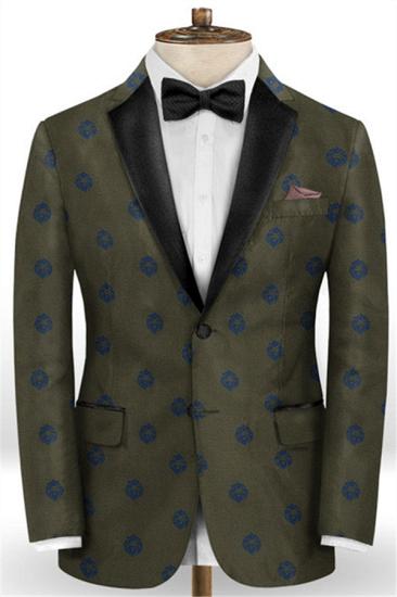 Chic Printed Prom Suits for Men |  Best Fitted Two Pieces Tuxedo Blazer