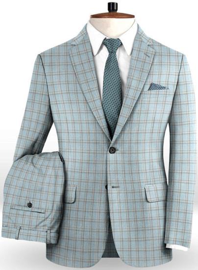 Popular Business Formal Men Suit 2 Pieces | Skinny Prom Party Tuxedo_2