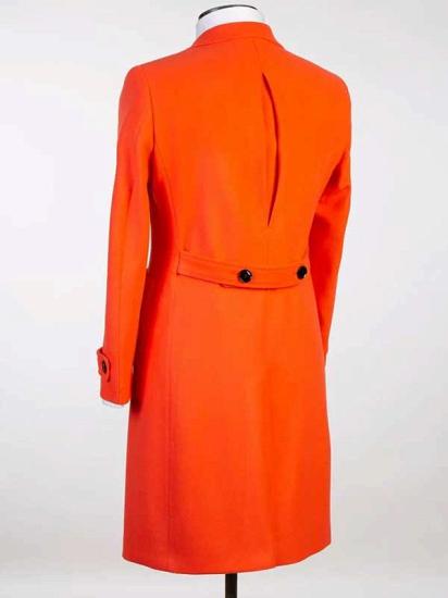 Men’s Orange Double Breasted Coat_4