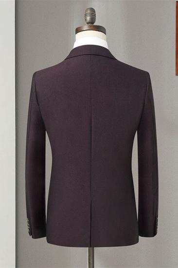 New Arrival Purple Slim Fit Formal Business Men Suits Online_2
