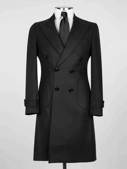 Black Double Breasted Men’s Coat