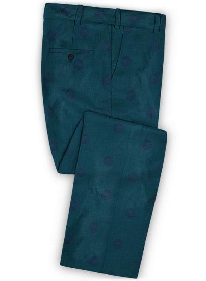 Popular Ink Blue Two Pieces Wedding Tuxedos Groom | Best Men Suits Business Travel Prom Party_3