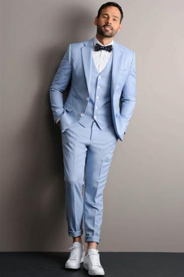 Titos Trendy Sky Blue Three Pieces Notched Lapel Fashion Men Suits_1