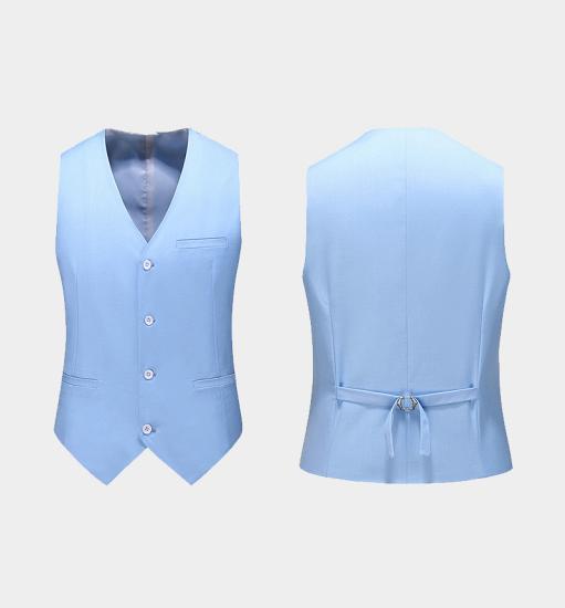 Wilder Classic Sky Blue Three Pieces Men Suits Online_3