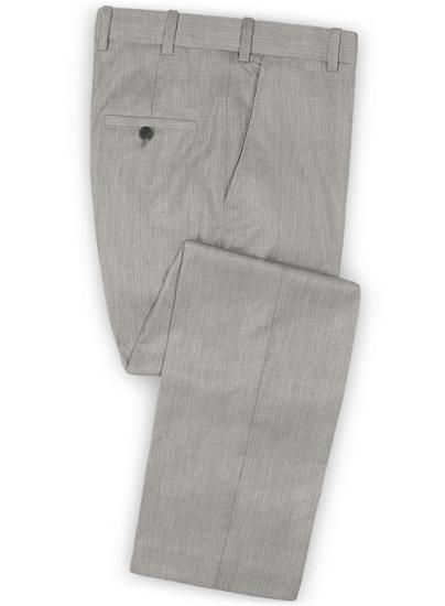 Osiris New Arrival Silver Two Pieces Business Men Suits Online | Bespoke Prom Outfit Tuxedo_3