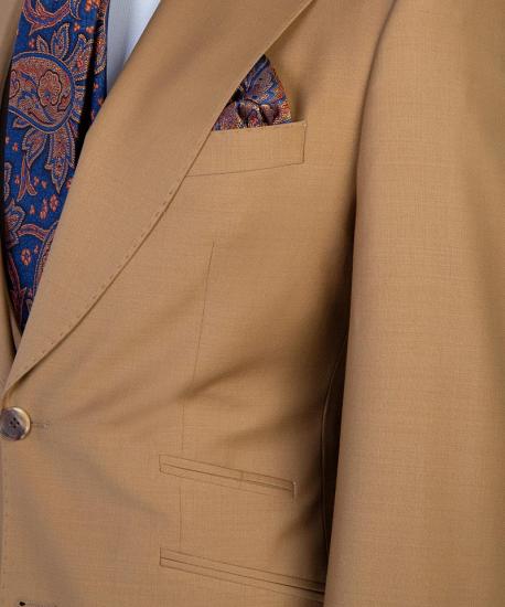 Fashionable New Brown Lapel Business Men'S Suit | Happnessmall_2