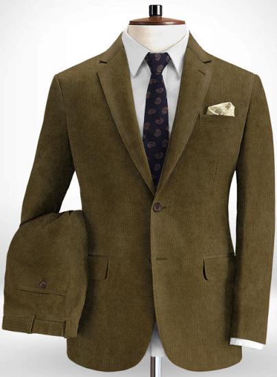 Fashion 2 Pieces Single Breasted Slim Fit Prom Suits for Men_2